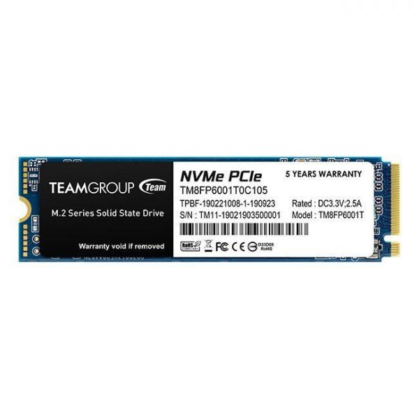 Dysk SSD Team Group MP33 1TB M.2 2280 PCIe NVMe (1800/1500) 0765441048003  - Incom Group
