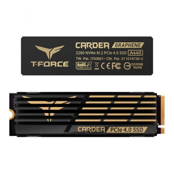  - Incom Group
 0765441056046 Dysk SSD Team Group T-FORCE Cardea A440 1TB M.2 PCIe NVMe Gen4 x4 2280 (7000/5500) TLC