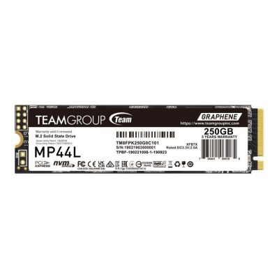 0765441062085 Dysk SSD Team Group MP44L 250GB M.2 PCIe NVMe Gen4 x4 2280 (4650/1900)  - Incom Group
