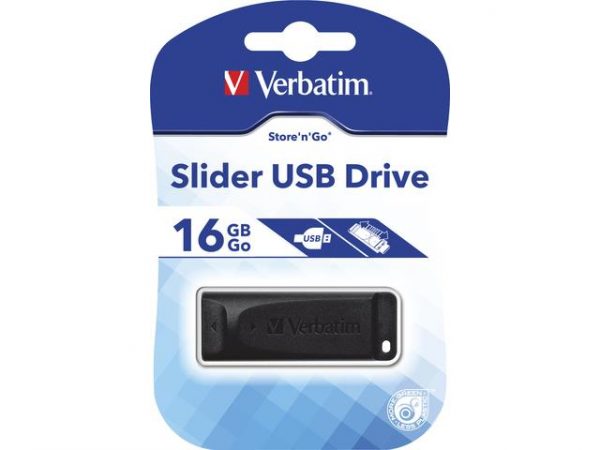  - Incom Group
 0023942986966 Pendrive Verbatim 16GB Slider USB 2.0