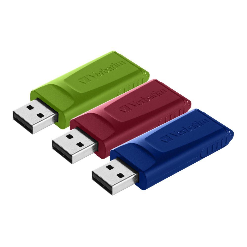 Pendrive Verbatim Store 'n' Go Slider 16GB USB 2.0 (3-pack) 0023942493266  - Incom Group
