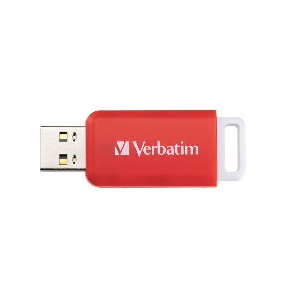  - Incom Group
 Pendrive Verbatim DataBar 16GB USB 2.0 Red 0023942494539