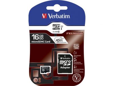 Karta pamięci MicroSDHC Verbatim 16GB Class 10 + adapter  - Incom Group
 0023942440826