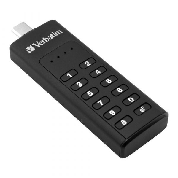  - Incom Group
 0023942494300 Pendrive Verbatim Keypad Secure 32GB USB-C 3.0 z klawiaturą