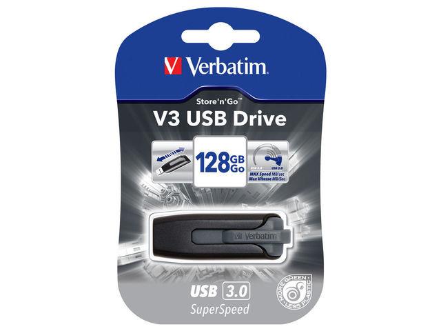 Pendrive Verbatim 128GB V3 USB 3.0  - Incom Group
 0023942491897