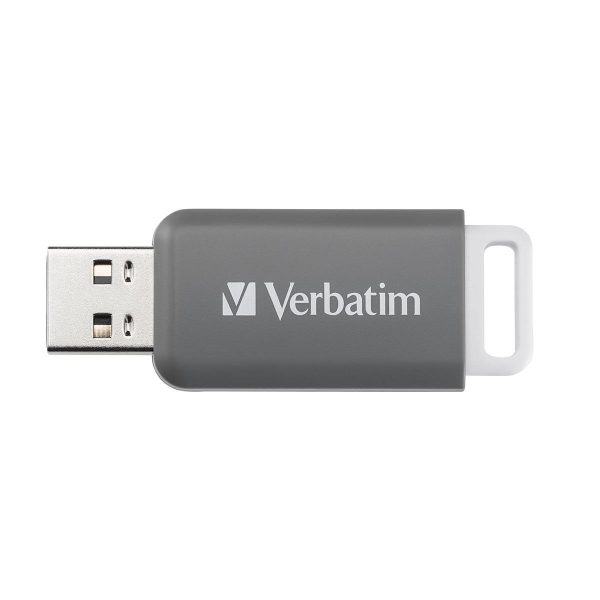  - Incom Group
 Pendrive Verbatim DataBar 128GB USB 2.0 Grey 0023942494560