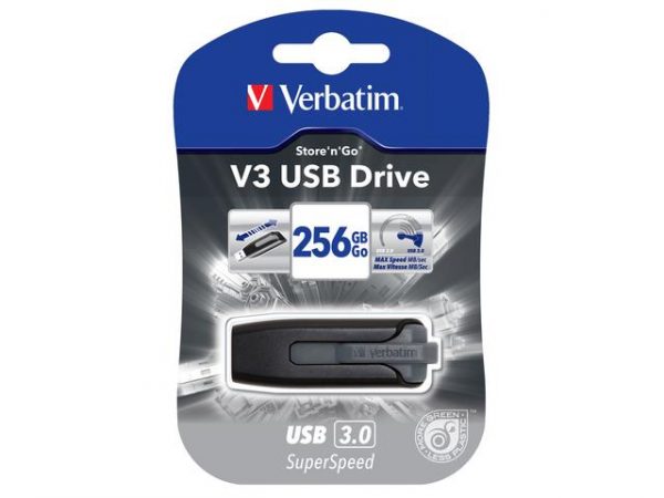  - Incom Group
 0023942491682 Pendrive Verbatim 256GB V3 USB 3.0