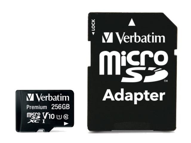  - Incom Group
 Karta pamięci Micro SDXC Verbatim 256GB Class 10 UHS-1 + adapter SD 0023942440871