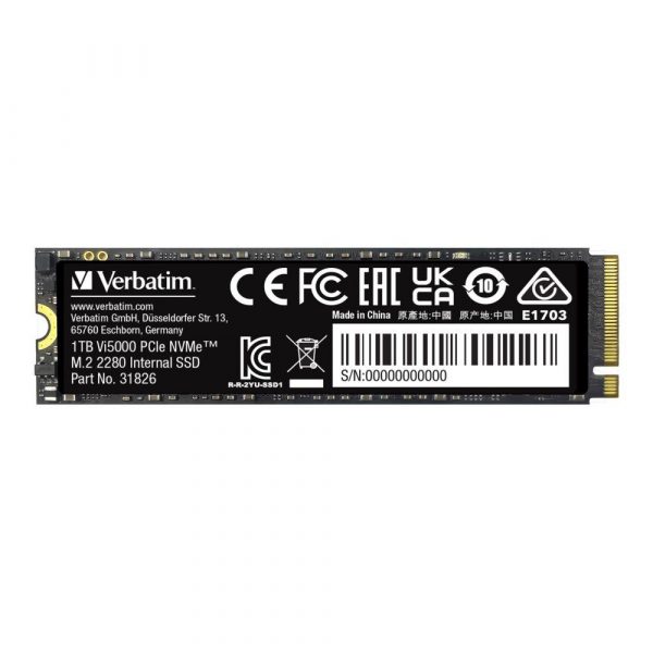  - Incom Group
 Dysk SSD Verbatim Vi5000 1TB M.2 PCIe Gen4 NVME 2280 (5000/4500 MB/s) 0023942318262