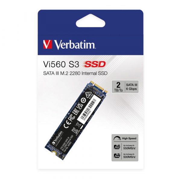 Dysk SSD wewnętrzny Verbatim Vi560 S3 2TB M.2 2280 SATA  - Incom Group
 0023942493655