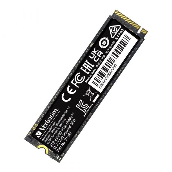  - Incom Group
 Dysk SSD Verbatim Vi5000 2TB M.2 PCIe Gen4 NVME 2280 (5000/4300 MB/s) 0023942318279