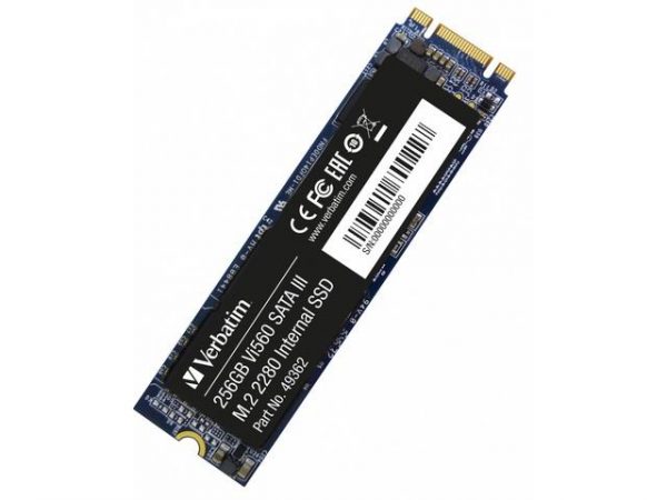 Dysk SSD wewnętrzny Verbatim Vi560 S3 256GB M.2 2280 SATA 0023942493624  - Incom Group
