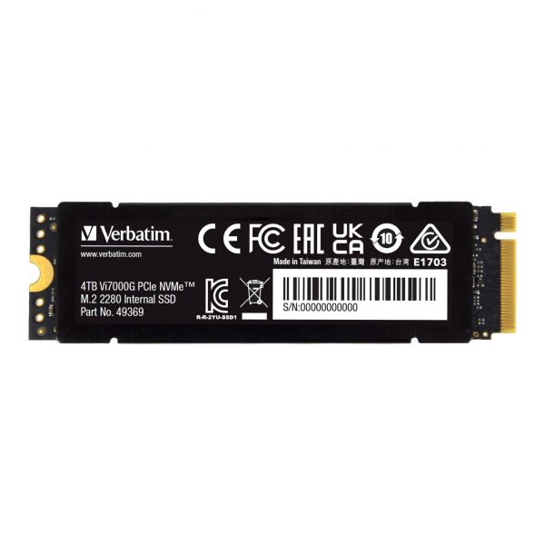 Dysk SSD Verbatim Vi7000G 4TB M.2 PCIe Gen4 NVME 2280 (7000/6400 MB/s)  - Incom Group
 0023942493693