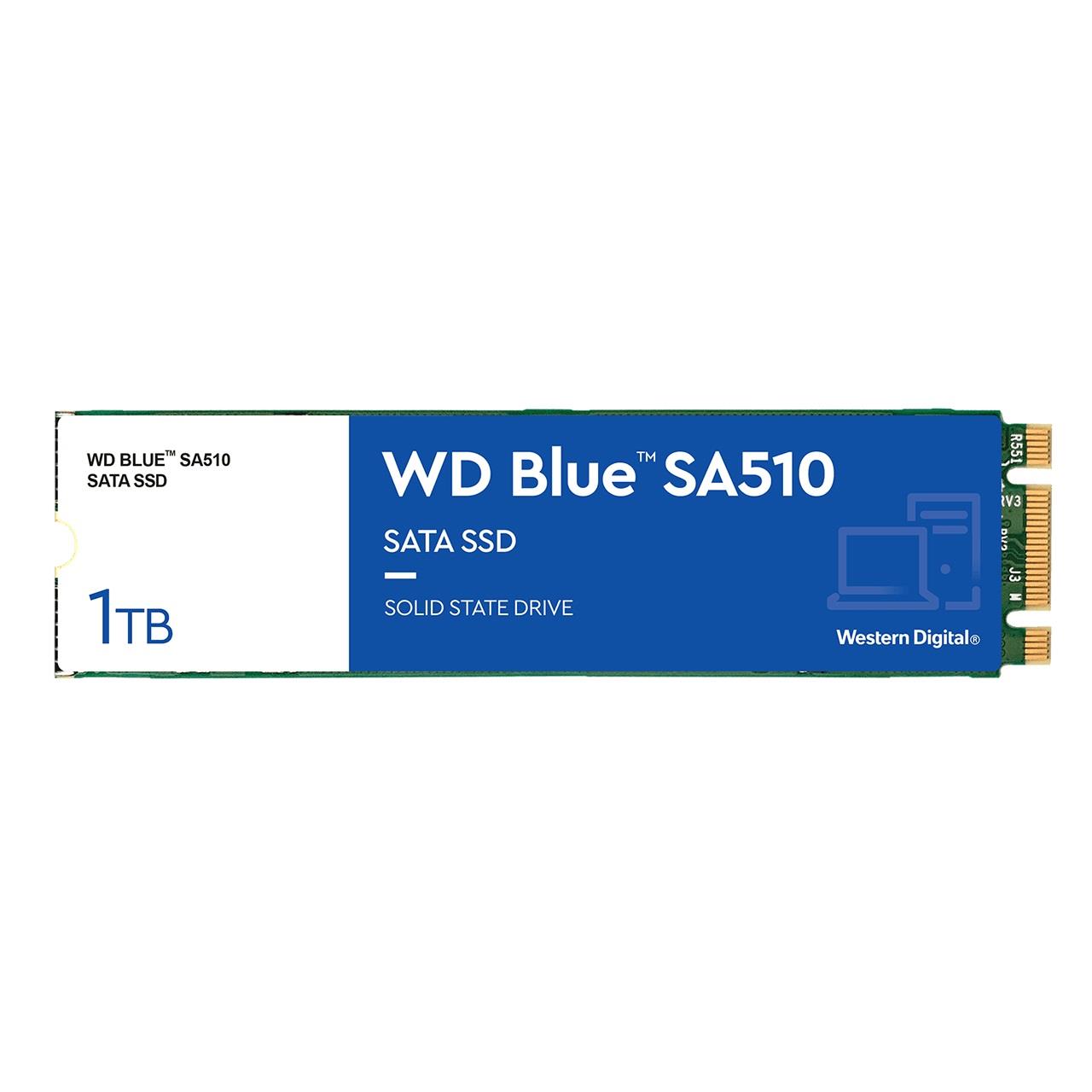 0718037884707  - Incom Group
 Dysk SSD WD Blue SA510 1TB M.2 SATA 2280 (560/520 MB/s) WDS100T3B0B