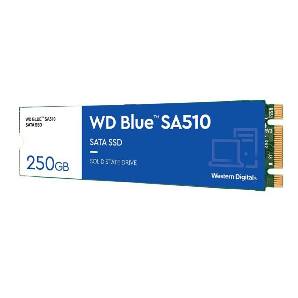 Dysk SSD WD Blue SA510 250GB M.2 SATA 2280 (555/440 MB/s) WDS250G3B0B  - Incom Group
 0718037884691