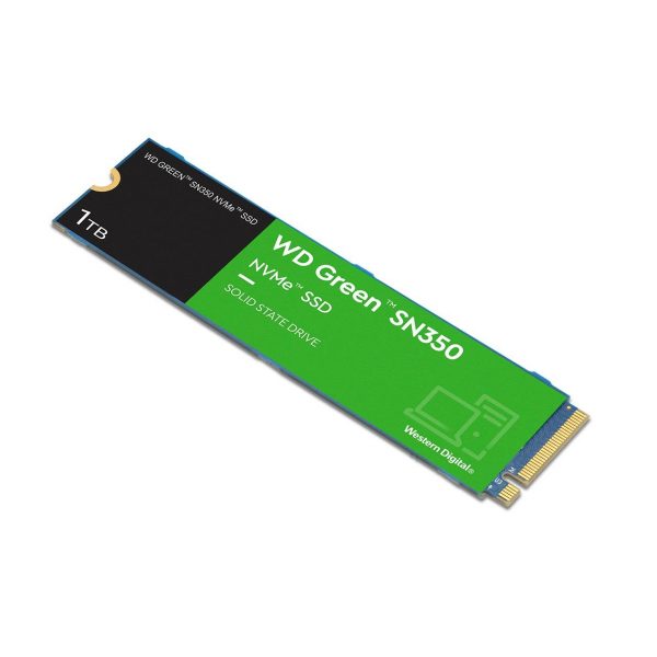 Dysk SSD WD Green SN350 1TB M.2 2280 PCIe NVMe (3200/2500 MB/s) WDS100T3G0C 0718037886039  - Incom Group
