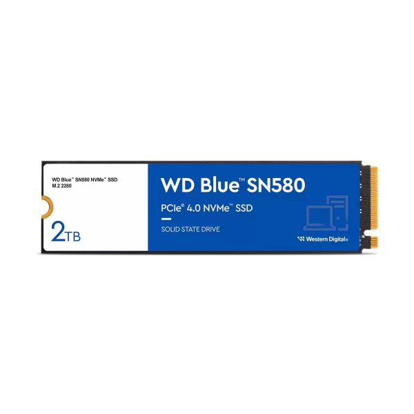 Dysk SSD WD Blue SN580 2TB M.2 2280 NVMe (4150/4150 MB/s) WDS200T3B0E  - Incom Group
 0718037902449