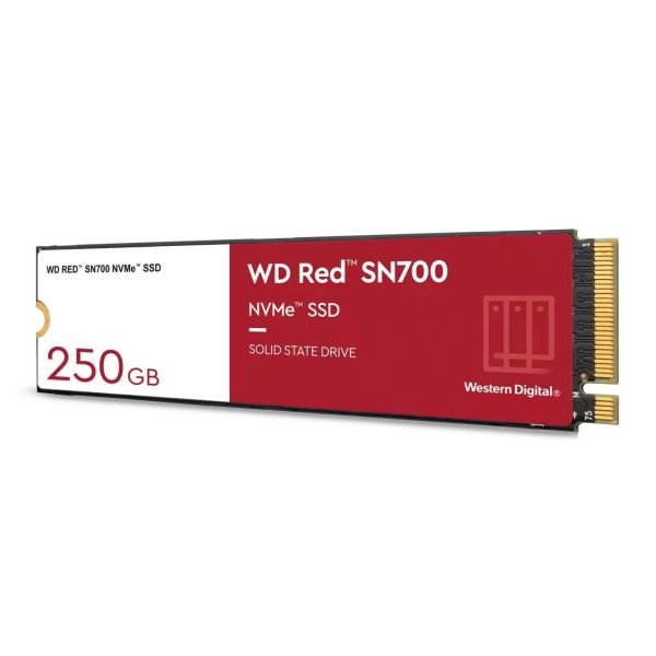 0718037891415 Dysk SSD WD Red SN700 250GB M.2 2280 NVMe (3100/1600 MB/s) WDS250G1R0C  - Incom Group
