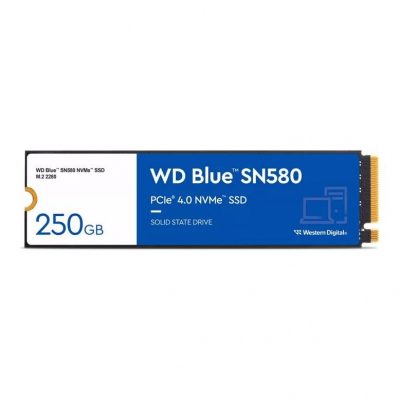  - Incom Group
 0718037902456 Dysk SSD WD Blue SN580 250GB M.2 2280 PCIe NVMe (4000/2000 MB/s) WDS250G3B0E