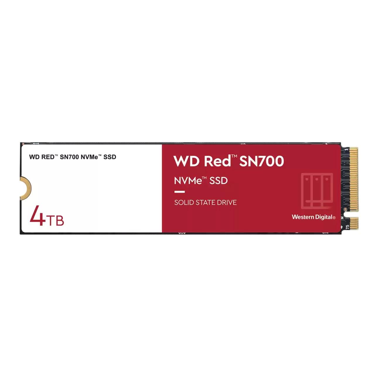 Dysk SSD WD Red SN700 4TB M.2 2280 NVMe (3400/3100 MB/s) WDS400T1R0C 0718037891422  - Incom Group
