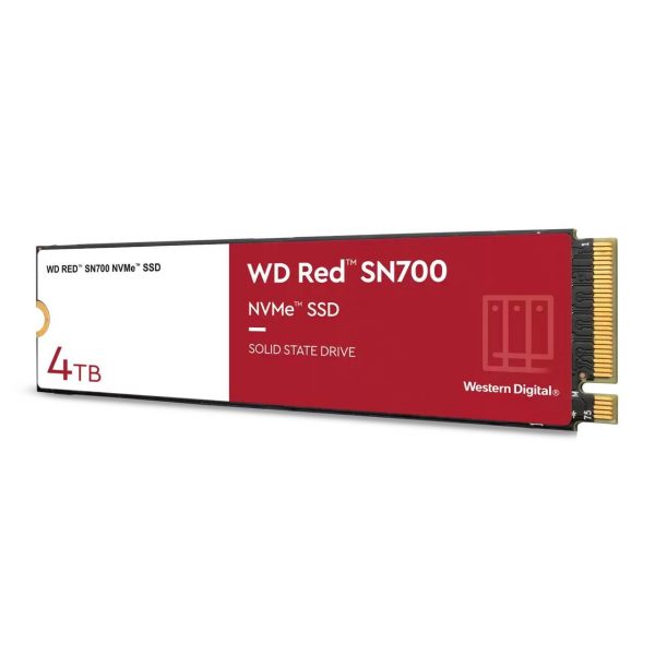 0718037891422 Dysk SSD WD Red SN700 4TB M.2 2280 NVMe (3400/3100 MB/s) WDS400T1R0C  - Incom Group
