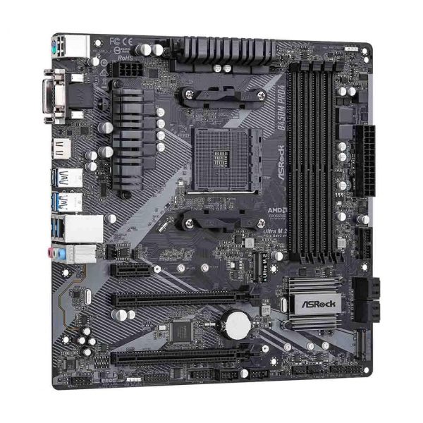  - Incom Group
 4710483932793 Płyta ASRock B450M Pro4 R2.0 /AMD B450/DDR4/SATA3/M.2/USB3.1/PCIe3.0/AM4/mATX