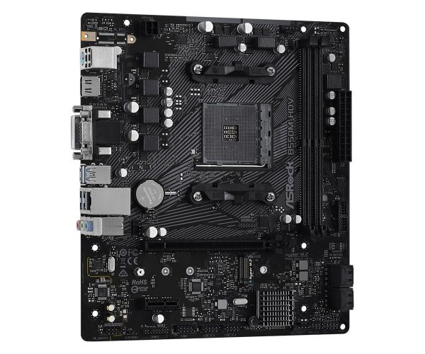 4710483931635 Płyta ASRock B550M-HDV /AMD B550/DDR4/SATA3/M.2/USB3.0/PCIe4.0/AM4/mATX  - Incom Group
