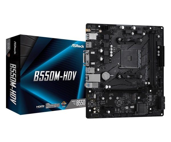  - Incom Group
 4710483931635 Płyta ASRock B550M-HDV /AMD B550/DDR4/SATA3/M.2/USB3.0/PCIe4.0/AM4/mATX