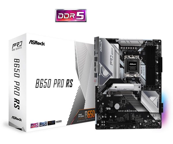  - Incom Group
 Płyta ASrock B650 Pro RS /AMD B650/DDR5/SATA3/M.2/PCIe4.0/AM5/ATX 4710483940750