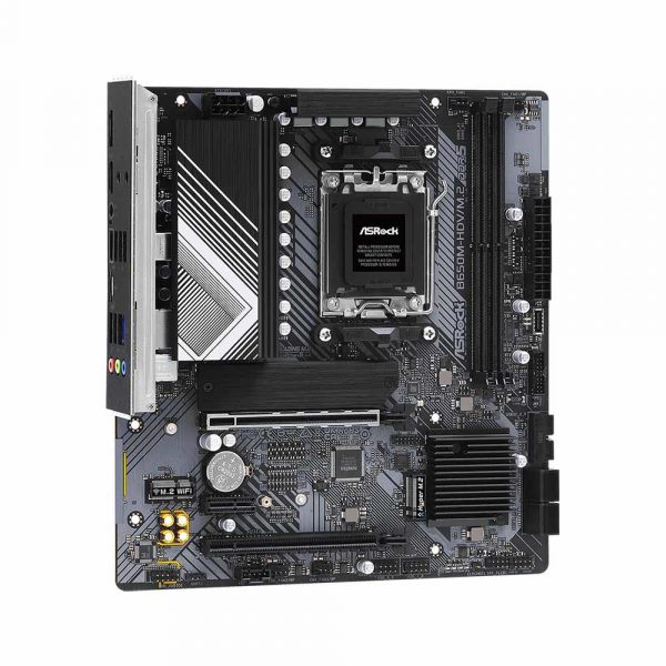 4710483942693 Płyta ASrock B650M-HDV/M.2 /AMD B650/DDR5/SATA3/M.2/USB3.1/PCIe4.0/AM5/mATX  - Incom Group
