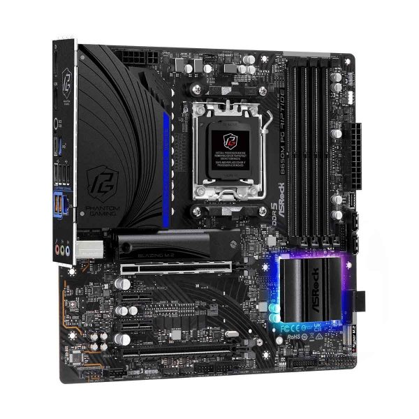  - Incom Group
 Płyta ASrock B650M PG RIPTIDE /AMD B650/DDR5/SATA3/M.2/USB3.1/PCIe4.0/AM5/mATX 4710483940835