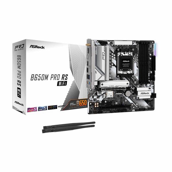 4710483943089  - Incom Group
 Płyta ASrock B650M PRO RS WIFI /AMD B650/DDR5/SATA3/M.2/USB3.1/WiFi/BT/PCIe4.0/AM5/mATX