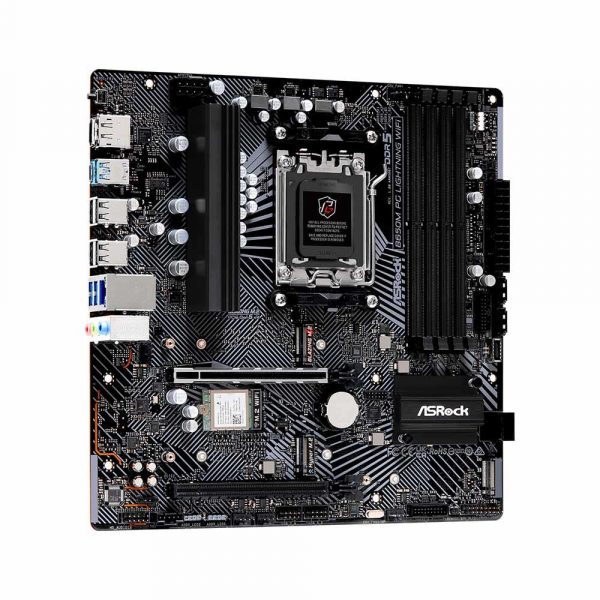 Płyta ASrock B650M PG LIGHTNING WIFI /AMD B650/DDR5/SATA3/M.2/USB3.2/WiFi/BT/PCIe4.0/AM5/mATX 4710483943812  - Incom Group
