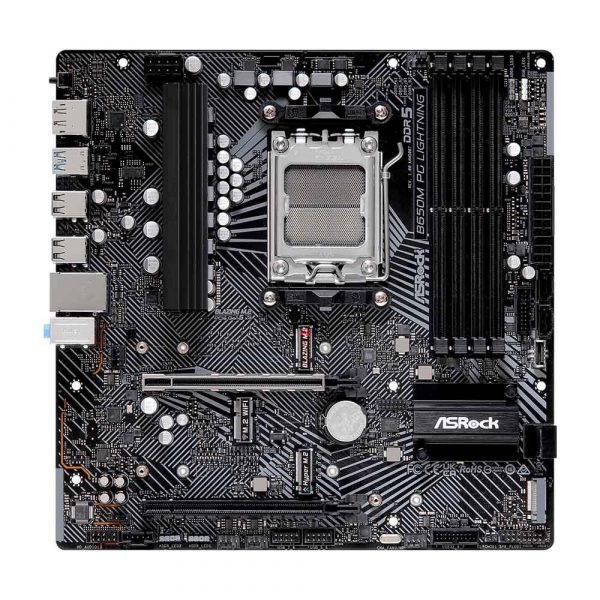 4710483943829 Płyta ASrock B650M PG LIGHTNING /AMD B650/DDR5/SATA3/M.2/USB3.2/PCIe4.0/AM5/mATX  - Incom Group
