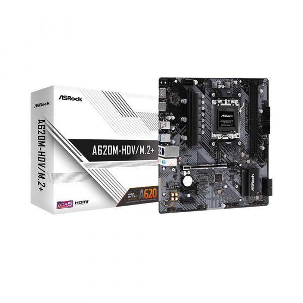 Płyta ASRock A620M-HDV/M.2+ /AMD A620/DDR5/SATA3/M.2/USB3.0/PCIe4.0/AM5/mATX 4710483943034  - Incom Group
