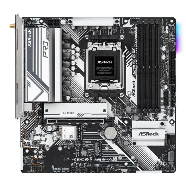 4710483943065 Płyta ASRock A620M Pro RS WiFi /AMD A620/DDR5/SATA3/M.2/USB3.0/WiFi/BT/PCIe4.0/AM5/mATX  - Incom Group
