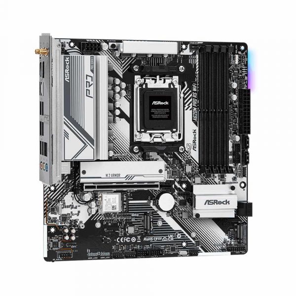  - Incom Group
 Płyta ASRock A620M Pro RS WiFi /AMD A620/DDR5/SATA3/M.2/USB3.0/WiFi/BT/PCIe4.0/AM5/mATX 4710483943065