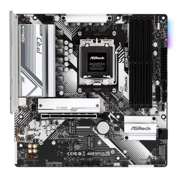  - Incom Group
 Płyta ASRock A620M Pro RS /AMD A620/DDR5/SATA3/M.2/USB3.0/PCIe4.0/AM5/mATX 4710483943072