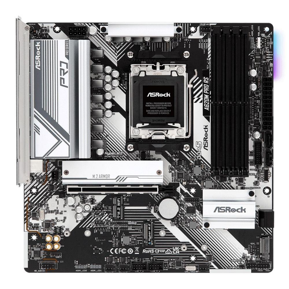 Płyta ASRock A620M Pro RS /AMD A620/DDR5/SATA3/M.2/USB3.0/PCIe4.0/AM5/mATX  - Incom Group
 4710483943072