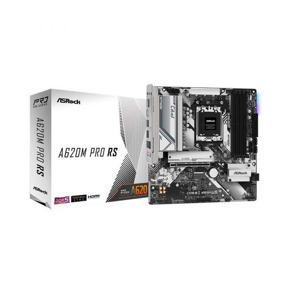 4710483943072  - Incom Group
 Płyta ASRock A620M Pro RS /AMD A620/DDR5/SATA3/M.2/USB3.0/PCIe4.0/AM5/mATX