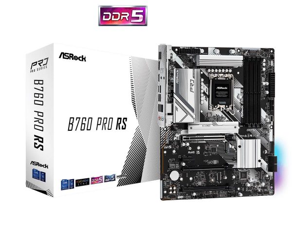 4710483942044  - Incom Group
 Płyta ASRock B760 PRO RS /B760/DDR5/SATA3/M.2/USB3.1/PCIe5.0/s.1700/ATX