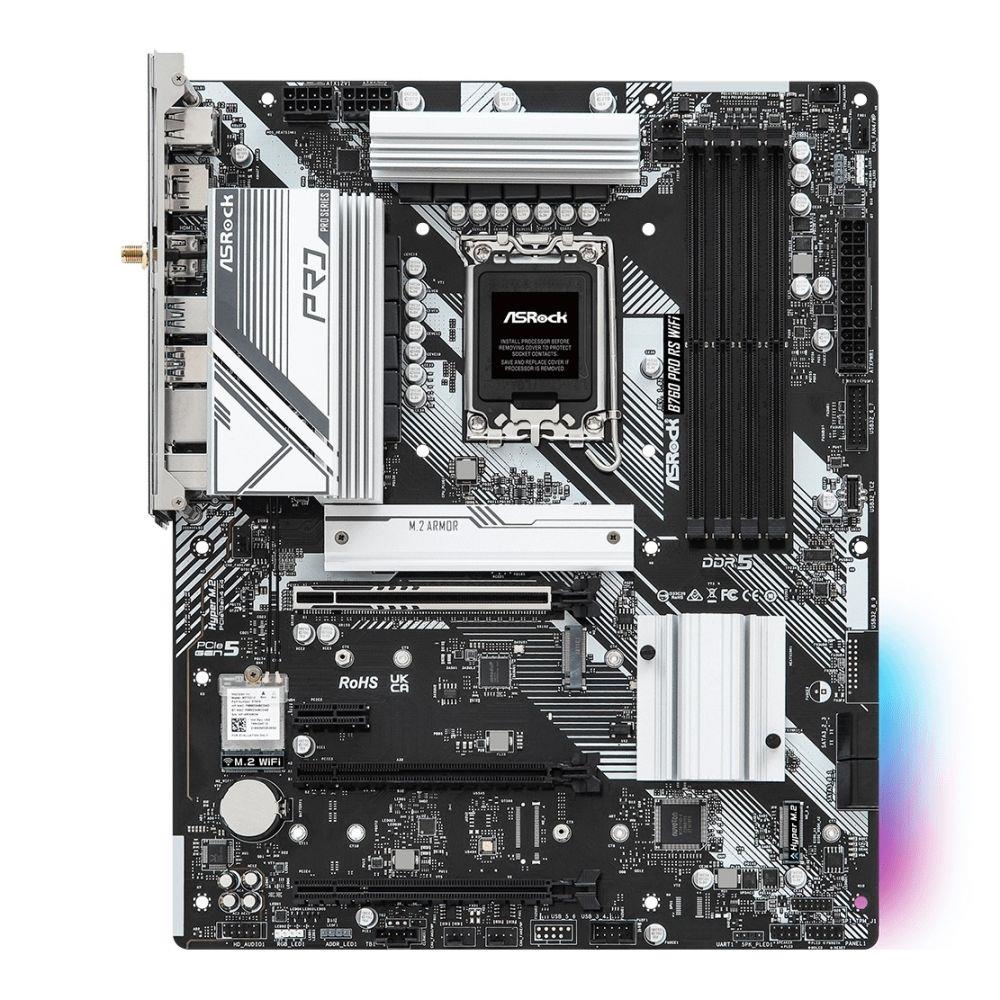 Płyta ASRock B760 PRO RS WIFI /B760/DDR5/SATA3/M.2/USB3.1/WiFi/BT/PCIe5.0/s.1700/ATX 4710483942815  - Incom Group
