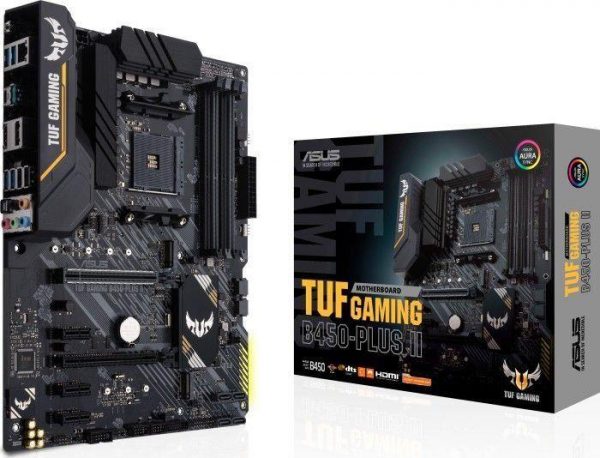 4718017957489 Płyta Asus TUF GAMING B450-PLUS II /AMD B450/SATA3/M.2/USB3.1/PCIe3.0/AM4/ATX  - Incom Group
