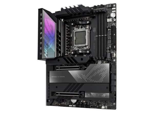 Płyta Asus ROG CROSSHAIR X670E HERO /AMD X670/DDR5/SATA3/M.2/USB4/WiFi/BT/PCIe5.0/AM5/ATX 4711081862420  - Incom Group
