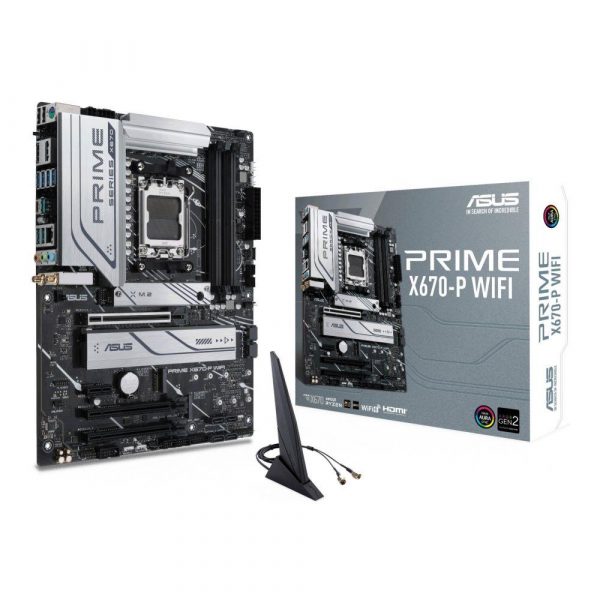 Płyta Asus PRIME X670-P WIFI/AMD X670/DDR5/SATA3/M.2//WiFi/BT/PCIe5.0/AM5/ATX 4711081884583  - Incom Group
