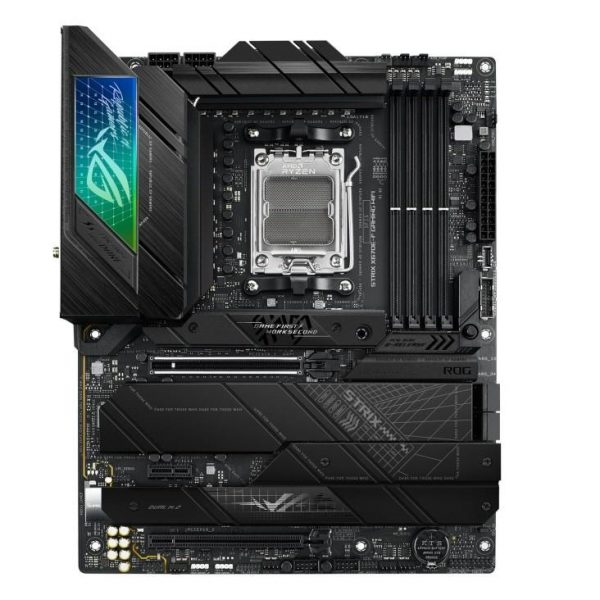 Płyta Asus ROG STRIX X670E-F GAMING WIFI /AMD X670/DDR5/SATA3/M.2//WiFi/BT/PCIe5.0/AM5/ATX  - Incom Group
 4711081891147