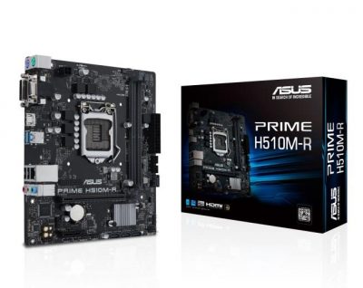 Płyta Asus PRIME H510M-R /H510/DDR4/SATA3/USB3.0/PCIe4.0/s.1200/mATX 4711081299394  - Incom Group
