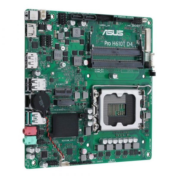 Płyta Asus Pro H610T D4-CSM /H610/DDR4/SATA3/M.2/USB3.1/s.1700/mITX 4711081679851  - Incom Group
