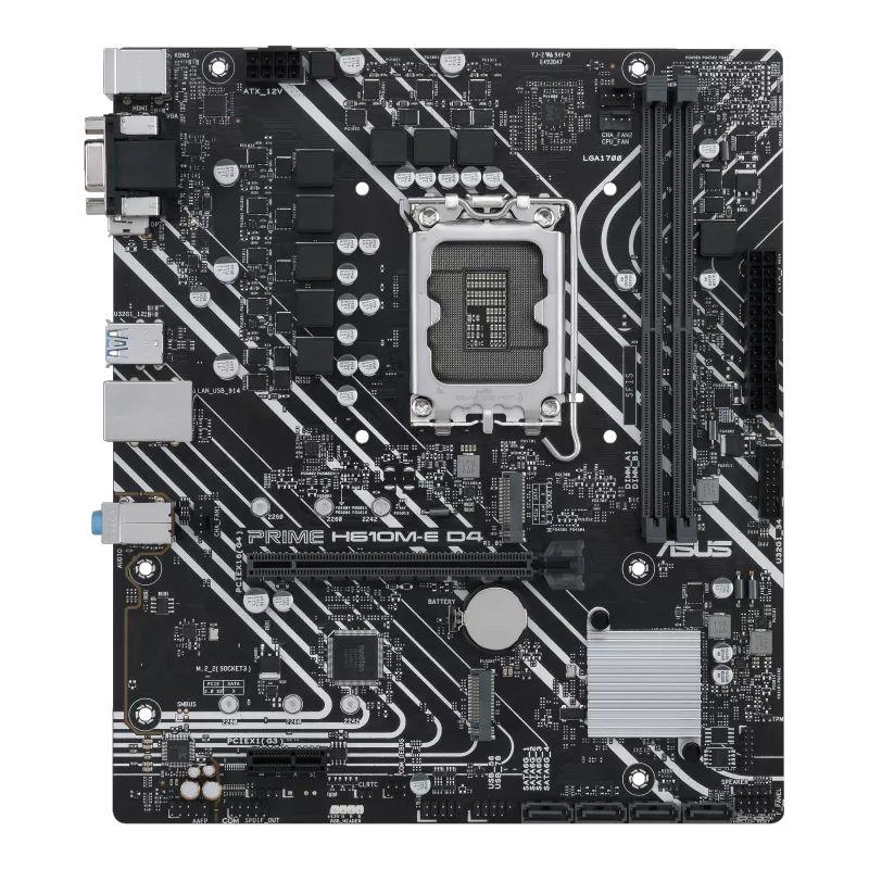 Płyta Asus PRIME H610M-E D4-CSM /H610/DDR4/SATA3/M.2/USB3.0/PCIe4.0/s.1700/mATX 4711081514800  - Incom Group
