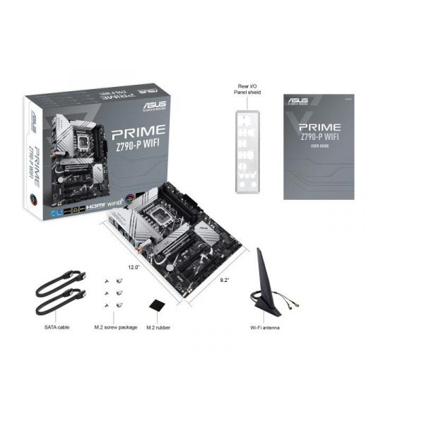  - Incom Group
 Płyta Asus PRIME Z790-P WIFI /Z790/DDR5/SATA3/M.2/USB3.2/WiFi/BT/PCIe5.0/s.1700/ATX 4711081937227